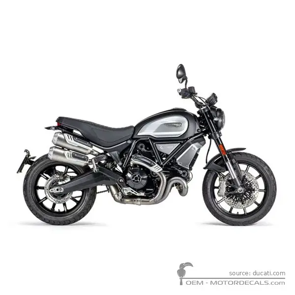 Ducati SCRAMBLER 1100 Dark Pro 2022 - Dark Stealth Black