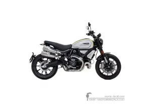 Adesivi per Ducati SCRAMBLER 1100 Pro 2022 • Ducati Adesivi OEM
