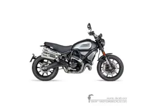 Adesivi per Ducati SCRAMBLER 1100 Dark Pro 2023 • Ducati Adesivi OEM