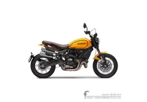 Adesivi per Ducati SCRAMBLER 1100 Tribiute Pro 2023 • Ducati Adesivi OEM