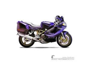 Aufkleber für Ducati ST2 944 Sport Touring 2000 • Ducati OEM-Aufkleber