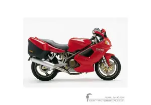 Aufkleber für Ducati ST2 944 Sport Touring 2002 • Ducati OEM-Aufkleber