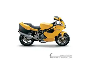 Aufkleber für Ducati ST3 992 Sport Touring 2004 • Ducati OEM-Aufkleber
