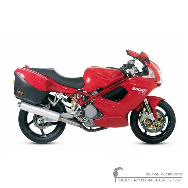 Ducati ST3 992 Sport Touring S 2007 - Red