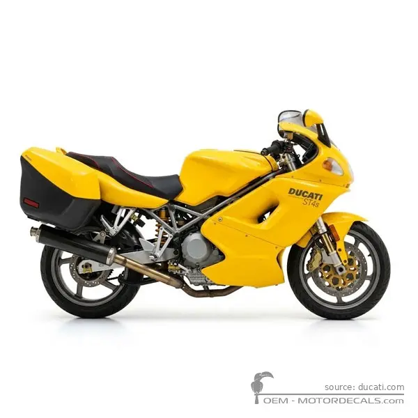 Ducati ST4S 996 Sport Touring 2001 - Yellow