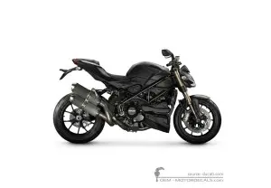 Aufkleber für Ducati STREETFIGHTER 848 2012 • Ducati OEM-Aufkleber