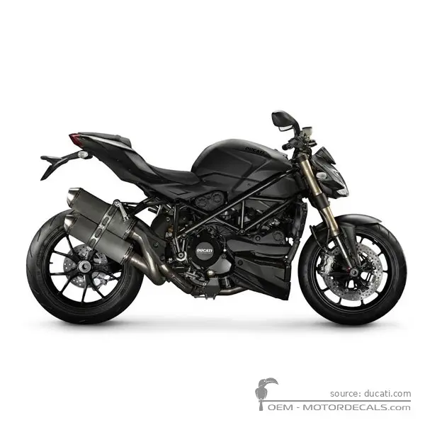 Ducati STREETFIGHTER 848 2012 - Dark Stealth Black