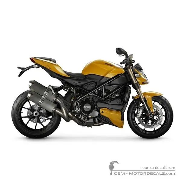 Ducati STREETFIGHTER 848 2013 - Fighter Yellow