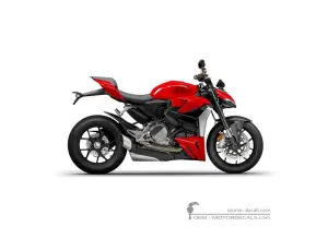 Aufkleber für Ducati STREETFIGHTER V2 2024 • Ducati OEM-Aufkleber