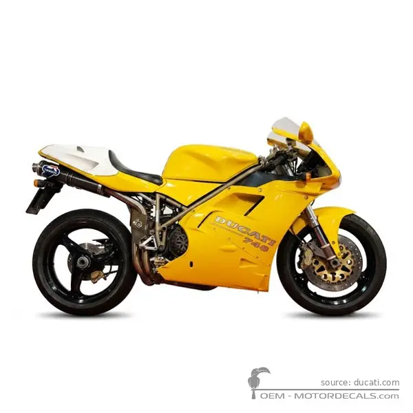 Ducati SUPERBIKE 748 1997 - Yellow