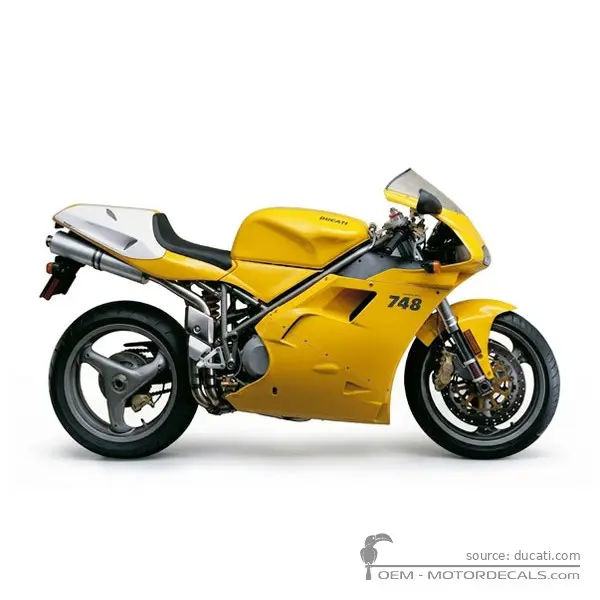 Ducati SUPERBIKE 748 R 2000 - Yellow