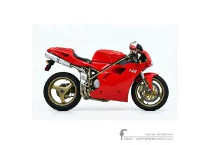 Autocollants pour Ducati SUPERBIKE 748 2001 • Ducati Autocollants OEM