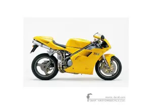 Autocollants pour Ducati SUPERBIKE 748 2001 • Ducati Autocollants OEM