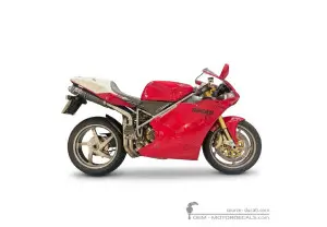 Autocollants pour Ducati SUPERBIKE 748 R 2002 • Ducati Autocollants OEM