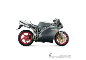 Autocollants pour Ducati SUPERBIKE 748 S 2002 • Ducati Autocollants OEM