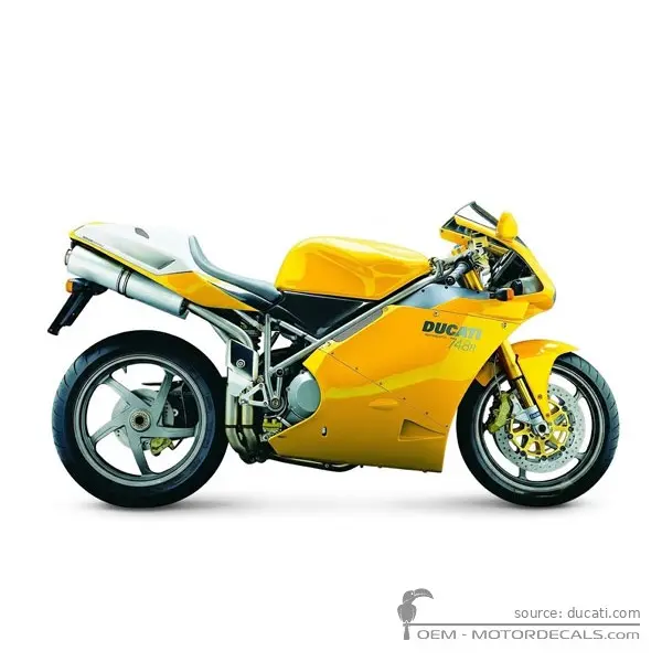 Ducati SUPERBIKE 748 R 2002 - Yellow
