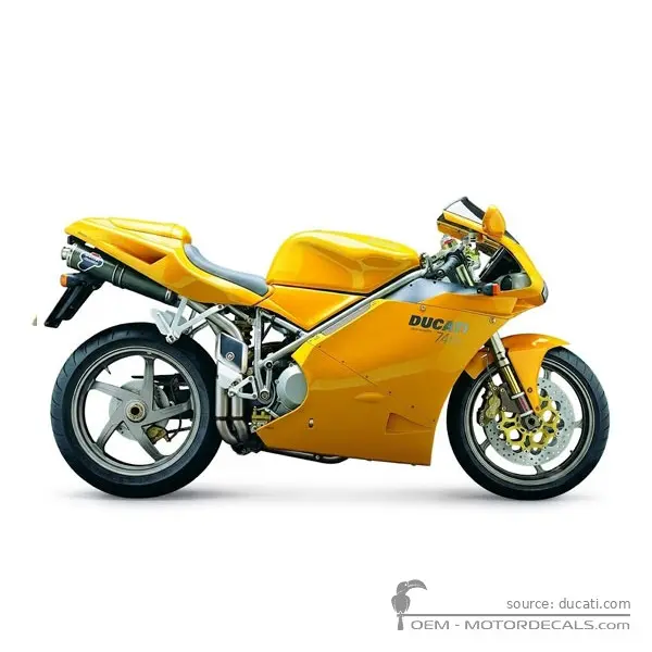 Ducati SUPERBIKE 748 S 2002 - Yellow
