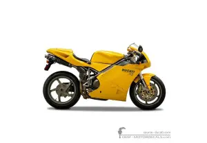 Autocollants pour Ducati SUPERBIKE 748 2002 • Ducati Autocollants OEM