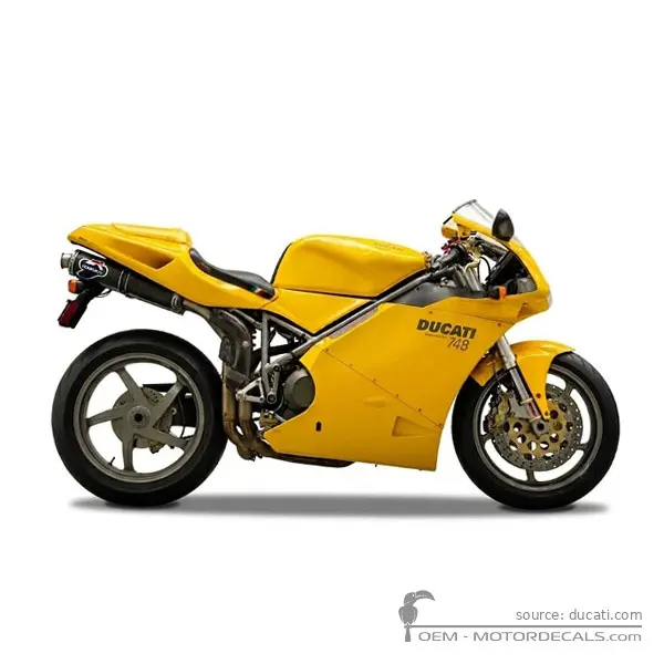 Ducati SUPERBIKE 748 2002 - Yellow