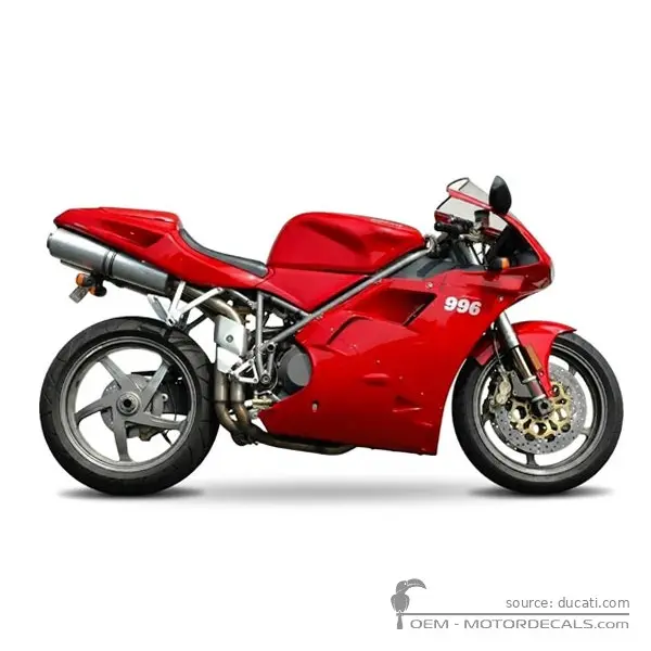 Ducati SUPERBIKE 996 2000 - Ducati Red