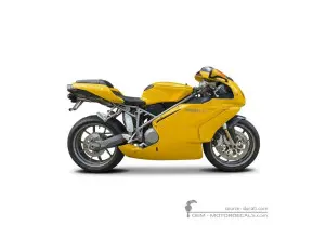 Adesivi per Ducati SUPERBIKE 999 2003 • Ducati Adesivi OEM