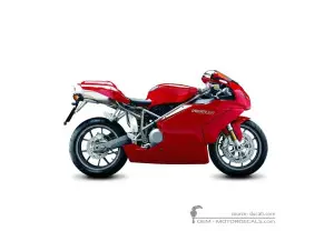 Adesivi per Ducati SUPERBIKE 999 2005 • Ducati Adesivi OEM