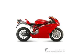 Adesivi per Ducati SUPERBIKE 999 R 2005 • Ducati Adesivi OEM
