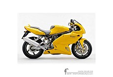 Stickers voor Ducati SUPERSPORT 1000 SS 2004 • Ducati OEM Stickers
