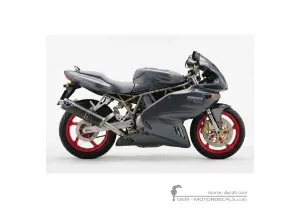 Adesivi per Ducati SUPERSPORT 1000 SS 2005 • Ducati Adesivi OEM