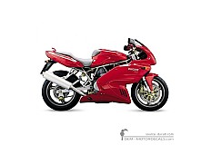 Decals for Ducati SUPERSPORT 750 SS i.e. 2000 • Ducati OEM Decals