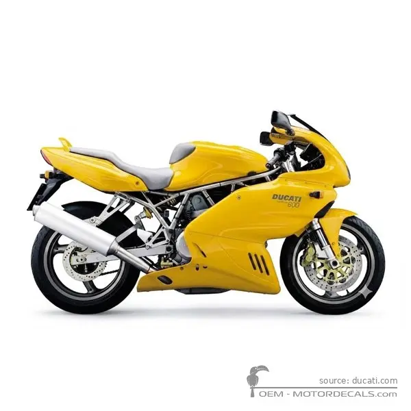 Ducati SUPERSPORT 800 SS 2004 - Yellow