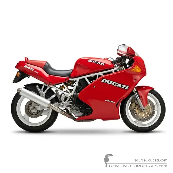 Ducati SUPERSPORT 900 SS 1991 - Ducati Red