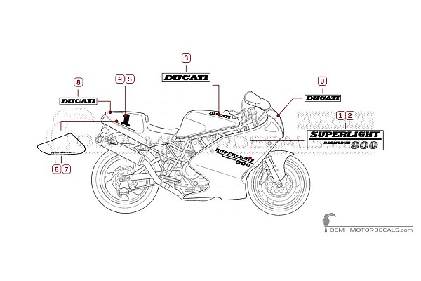 Ducati SUPERSPORT 900 SS Super Light  1992
