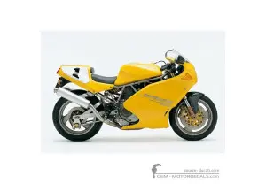 Adesivi per Ducati SUPERSPORT 900 SS Super Light 1994 • Ducati Adesivi OEM