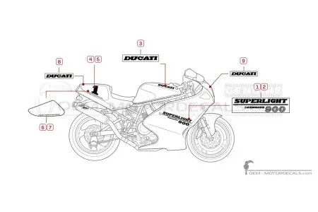 Ducati SUPERSPORT 900 SS Super Light 1995