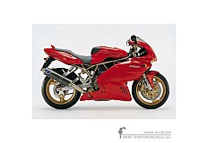 Stickers voor Ducati SUPERSPORT 900 SS 1999 • Ducati OEM Stickers