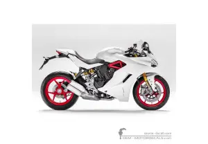 Aufkleber für Ducati SUPERSPORT 939 S 2017 • Ducati OEM-Aufkleber