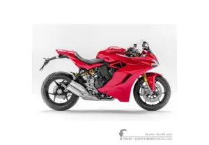 Aufkleber für Ducati SUPERSPORT 939 S 2020 • Ducati OEM-Aufkleber