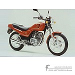Honda CB250 TWO FIFTY 1992 - Red