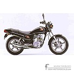 Honda CB250 TWO FIFTY 1996 - Zwart