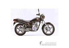 Naklejki do Honda CB250 TWO FIFTY 1996 - Czarny • Honda Naklejki OEM
