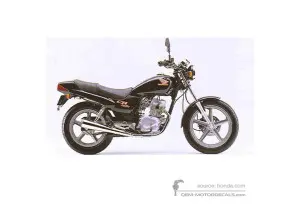 Pegatinas para Honda CB250 TWO FIFTY 1996 - Negro • Honda Pegatinas OEM