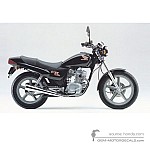 Honda CB250 TWO FIFTY 1996 - Zwart