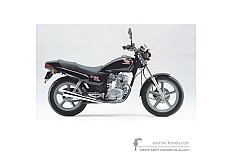 Naklejki do Honda CB250 TWO FIFTY 1996 - Czarny • Honda Naklejki OEM