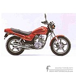 Honda CB250 TWO FIFTY 1996 - Red