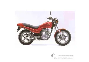 Decals for Honda CB250 TWO FIFTY 1996 - Red • Honda OEM Decals
