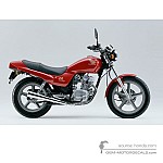 Honda CB250 TWO FIFTY 1996 - Rood