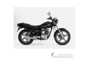 Naklejki do Honda CB250 2000 - Czarny • Honda Naklejki OEM
