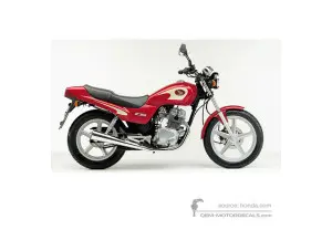 Pegatinas para Honda CB250 2000 - Rojo • Honda Pegatinas OEM