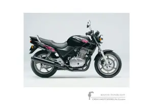 Decals for Honda CB500 1994 - Black • Honda OEM Decals